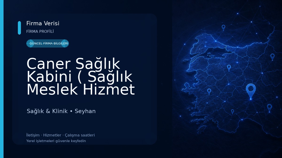 Caner Sağlık Kabini ( Sağlık Meslek Hizmet Birimi) Sağlık & Klinik