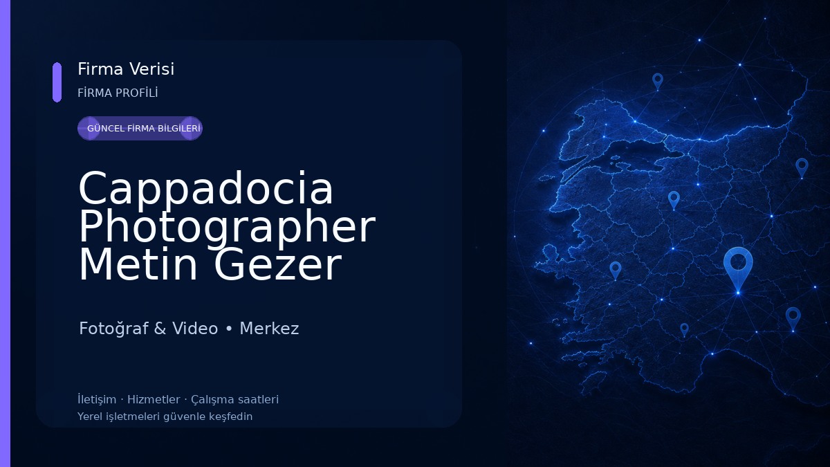 Cappadocia Photographer Metin Gezer Fotoğraf & Video