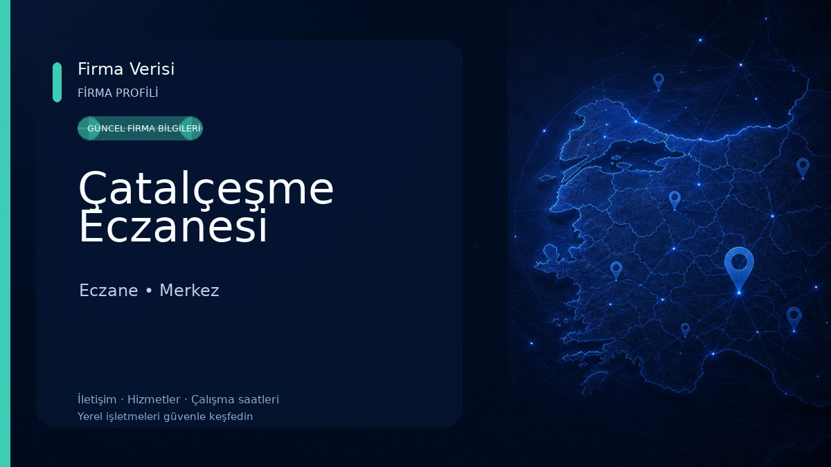 Çatalçeşme Eczanesi Eczane
