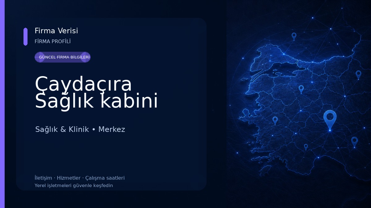 Çaydaçıra Sağlık kabini Sağlık & Klinik