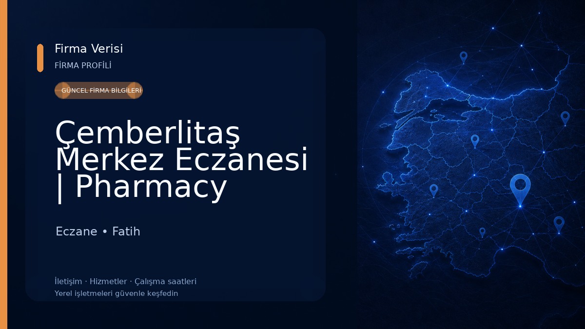 Çemberlitaş Merkez Eczanesi | Pharmacy