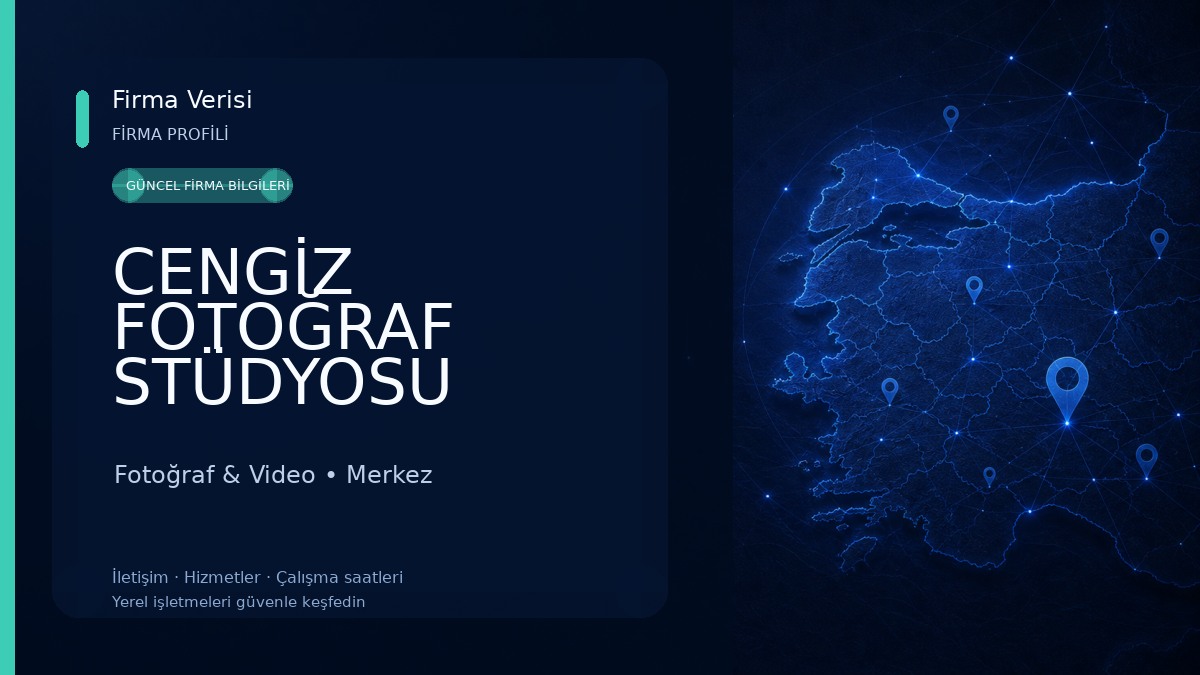 CENGİZ FOTOĞRAF STÜDYOSU Fotoğraf & Video