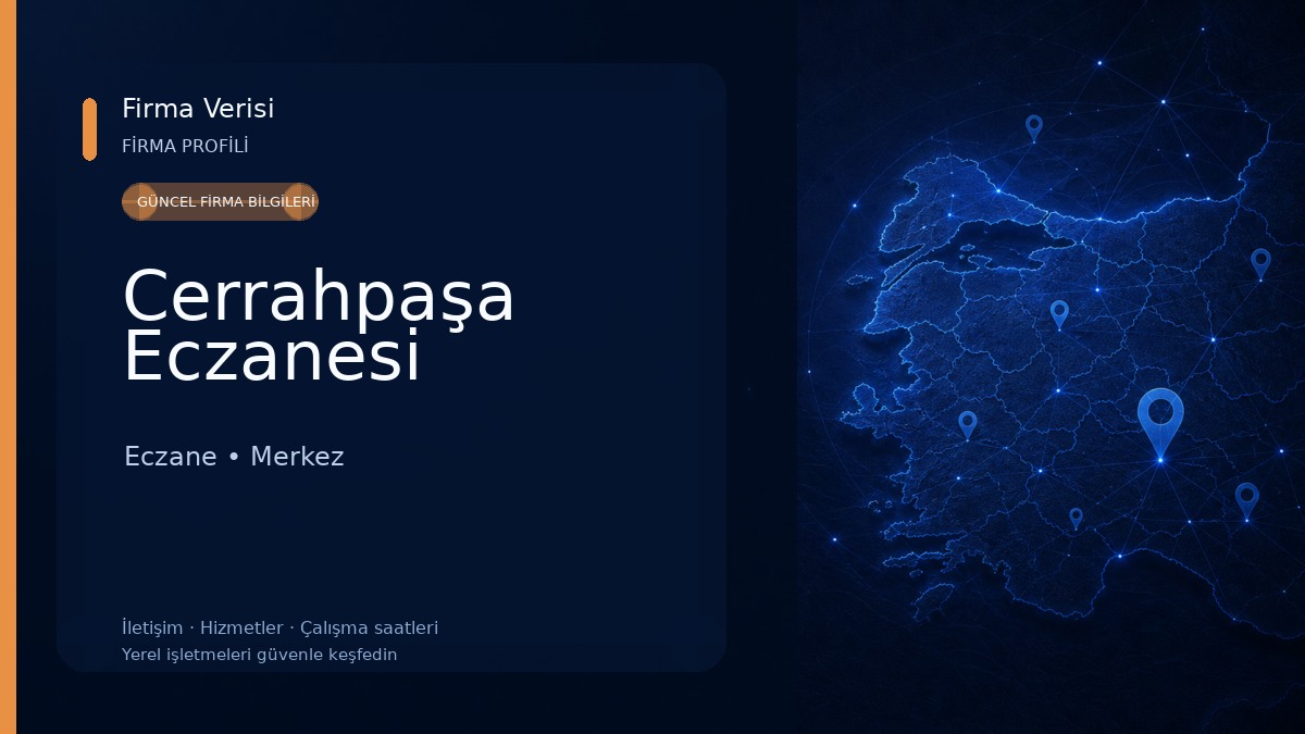 Cerrahpaşa Eczanesi Eczane