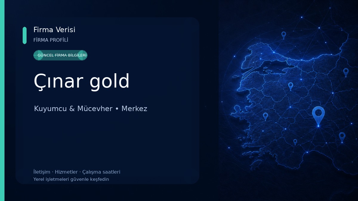 Çınar gold Kuyumcu & Mücevher