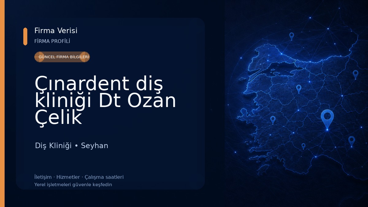 Çınardent diş kliniği Dt Ozan Çelik Diş Kliniği