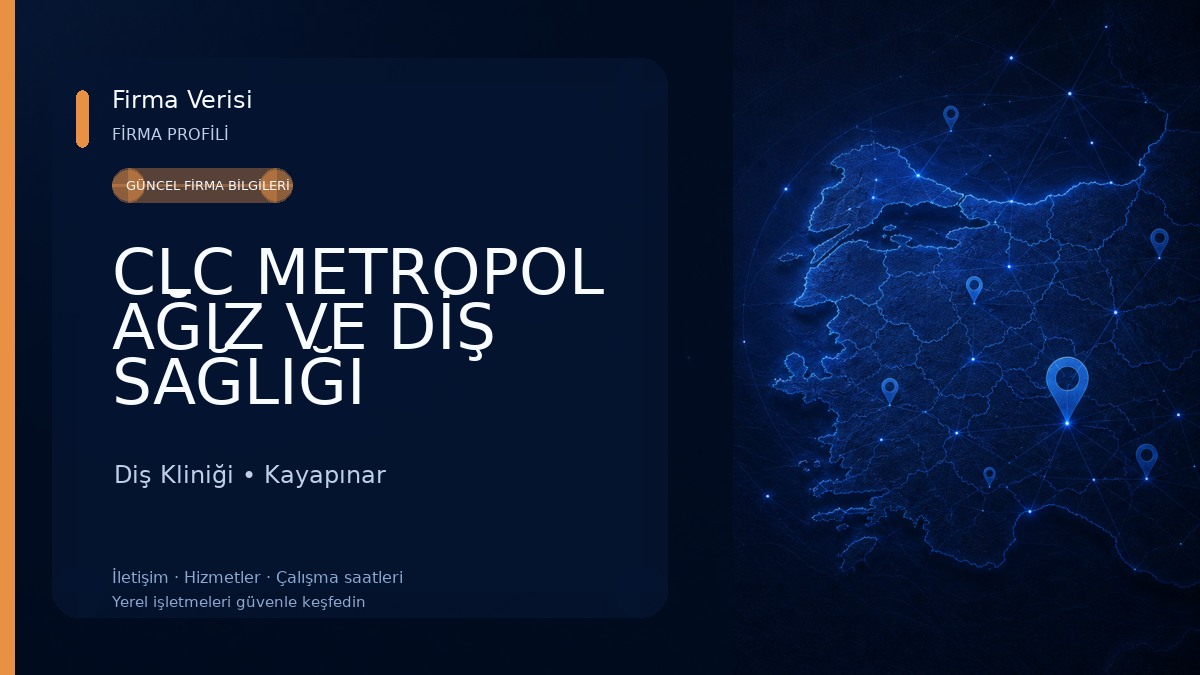 CLC METROPOL AĞIZ VE DİŞ SAĞLIĞI POLİKLİNİĞİ | TESİSLER 
