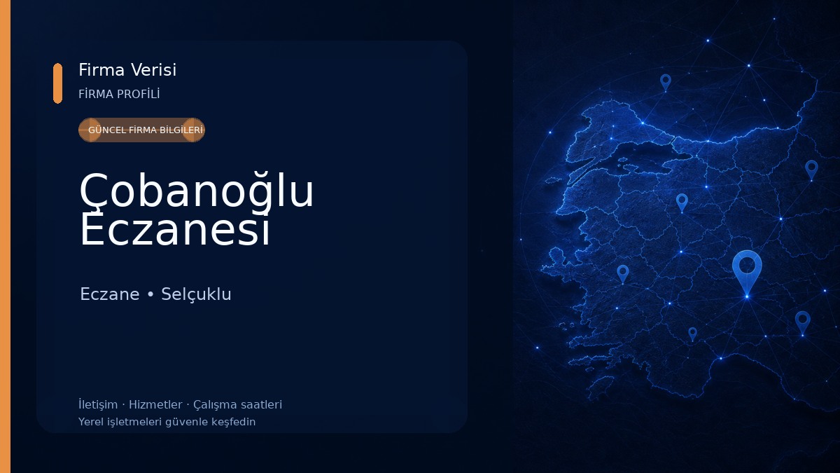 Çobanoğlu Eczanesi Eczane