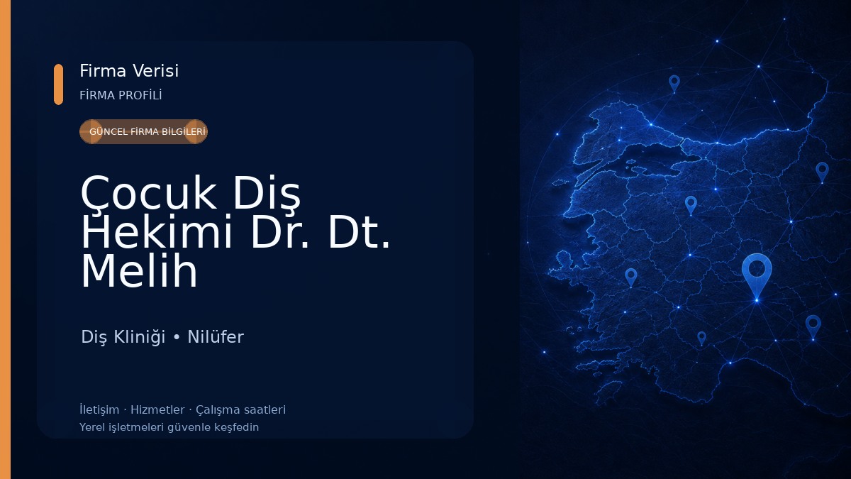 Çocuk Diş Hekimi Dr. Dt. Melih TEZKİRECİOĞLU Diş Kliniği