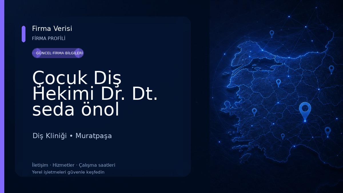 Çocuk Diş Hekimi Dr. Dt. seda önol (paediatric dentist phd.) Diş Kliniği