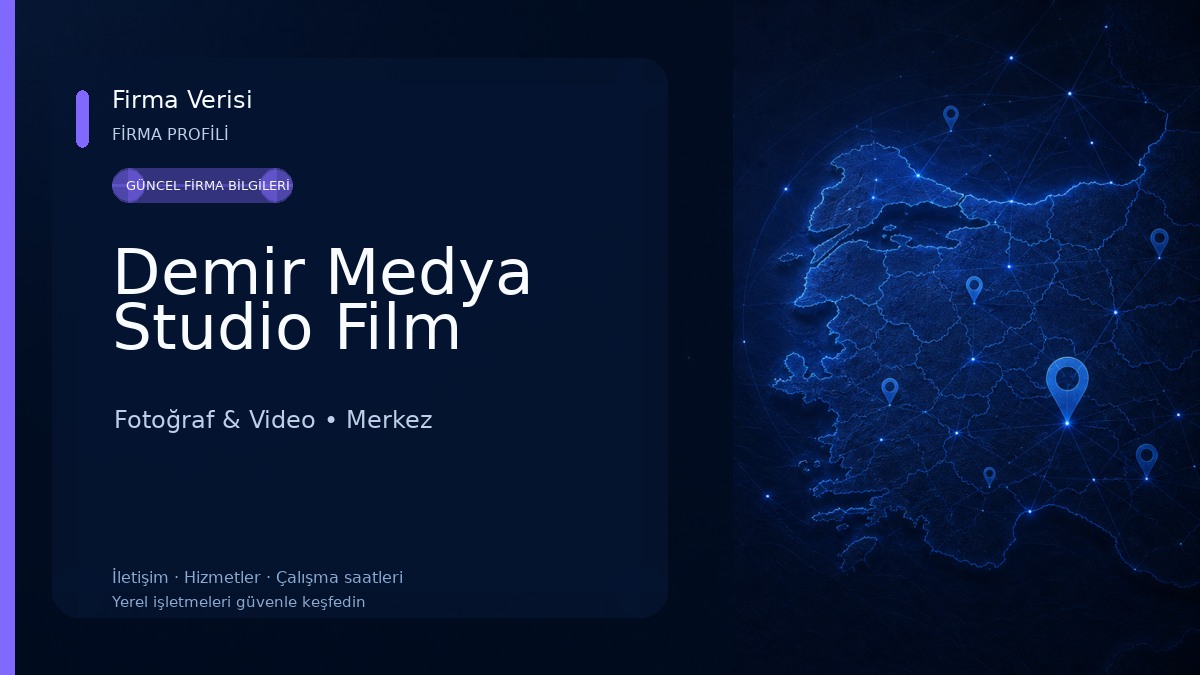 Demir Medya Studio Film Fotoğraf & Video