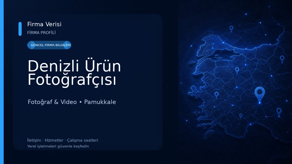 Denizli Ürün Fotoğrafçısı Fotoğraf & Video