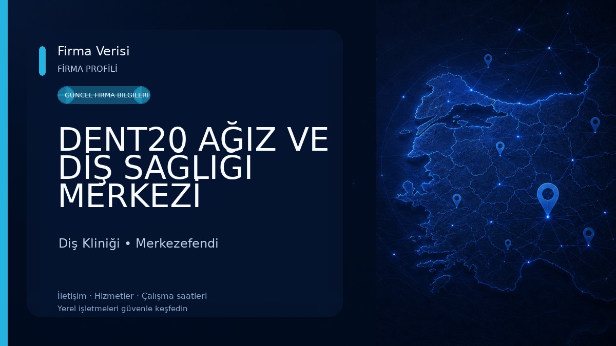DENT20 AĞIZ VE DİŞ SAĞLIĞI MERKEZİ Diş Kliniği