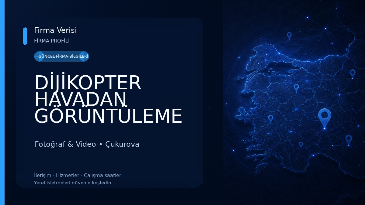DİJİKOPTER HAVADAN GÖRÜNTÜLEME HİZMETLERİ 