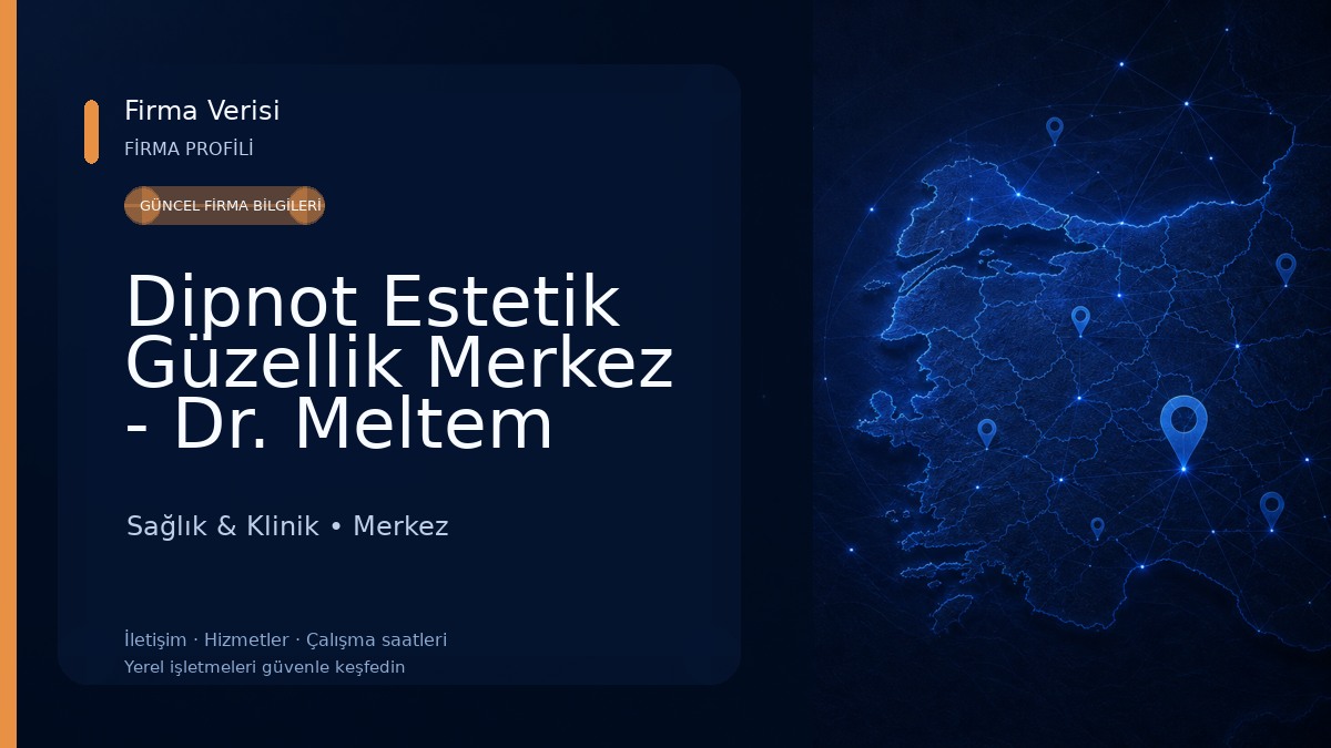 Dipnot Estetik Güzellik Merkez - Dr. Meltem Çetin Sağlık & Klinik