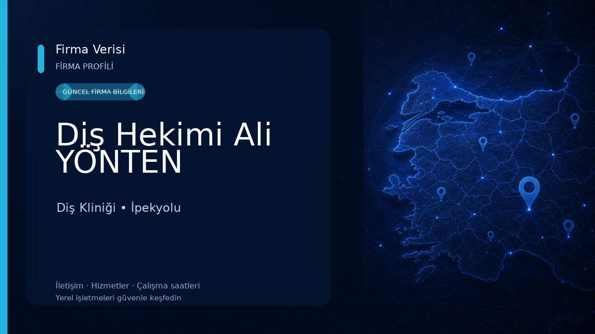 Diş Hekimi Ali YÖNTEN Diş Kliniği