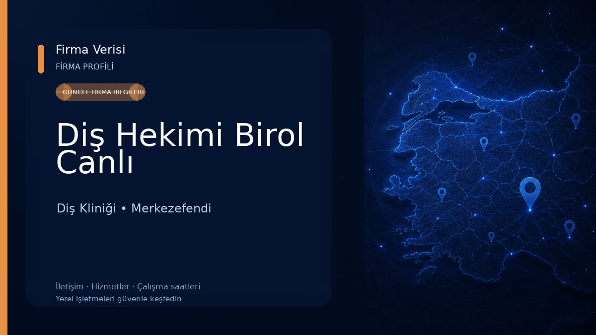 Diş Hekimi Birol Canlı Diş Kliniği