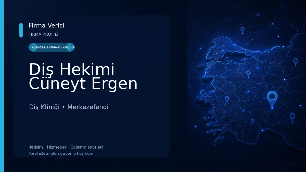 Diş Hekimi Cüneyt Ergen Diş Kliniği