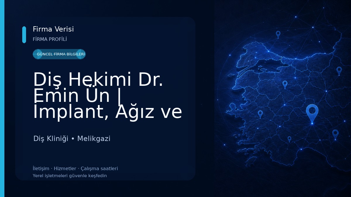 Diş Hekimi Dr. Emin Ün | İmplant, Ağız ve Çene Cerrahisi Uzmanı Diş Kliniği