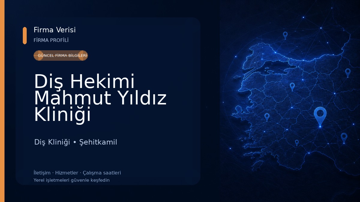 Diş Hekimi Mahmut Yıldız Kliniği Diş Kliniği