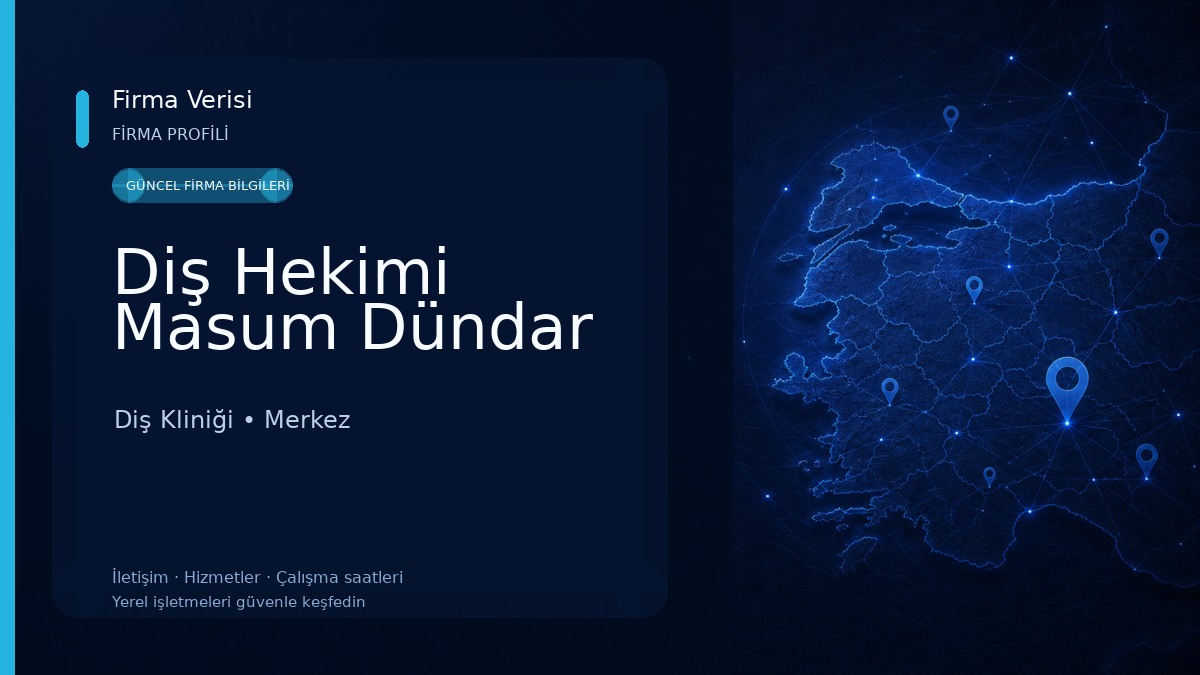 Diş Hekimi Masum Dündar Diş Kliniği