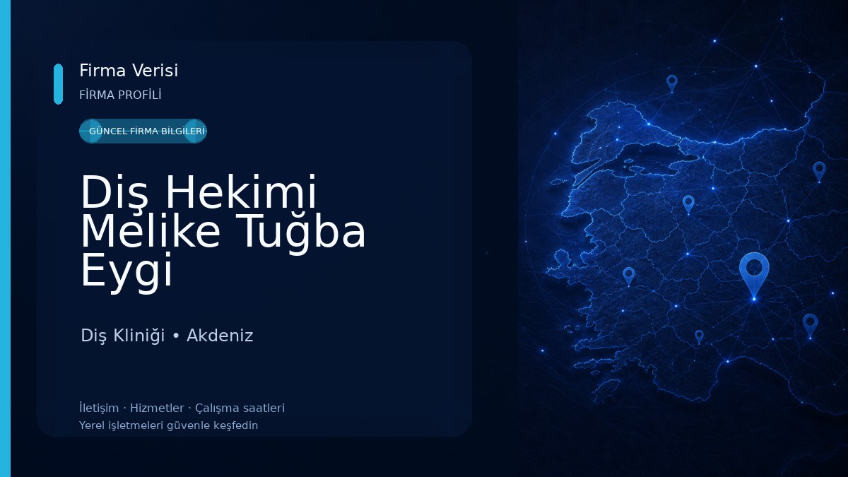 Diş Hekimi Melike Tuğba Eygi Diş Kliniği