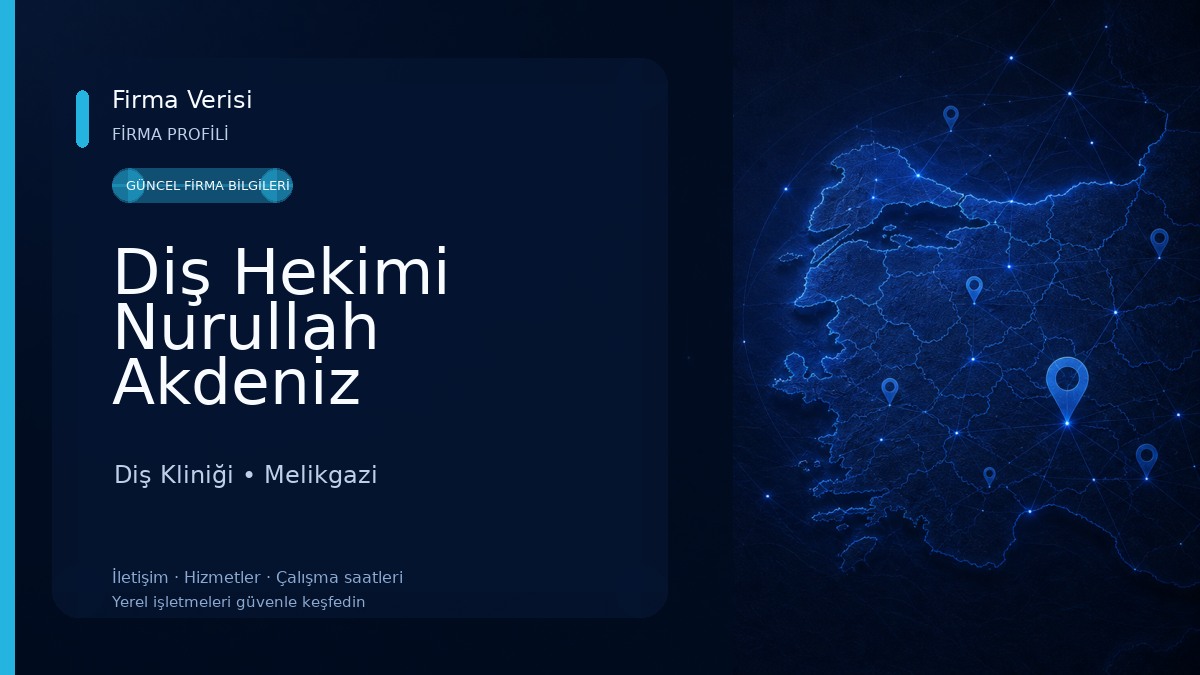 Diş Hekimi Nurullah Akdeniz Diş Kliniği