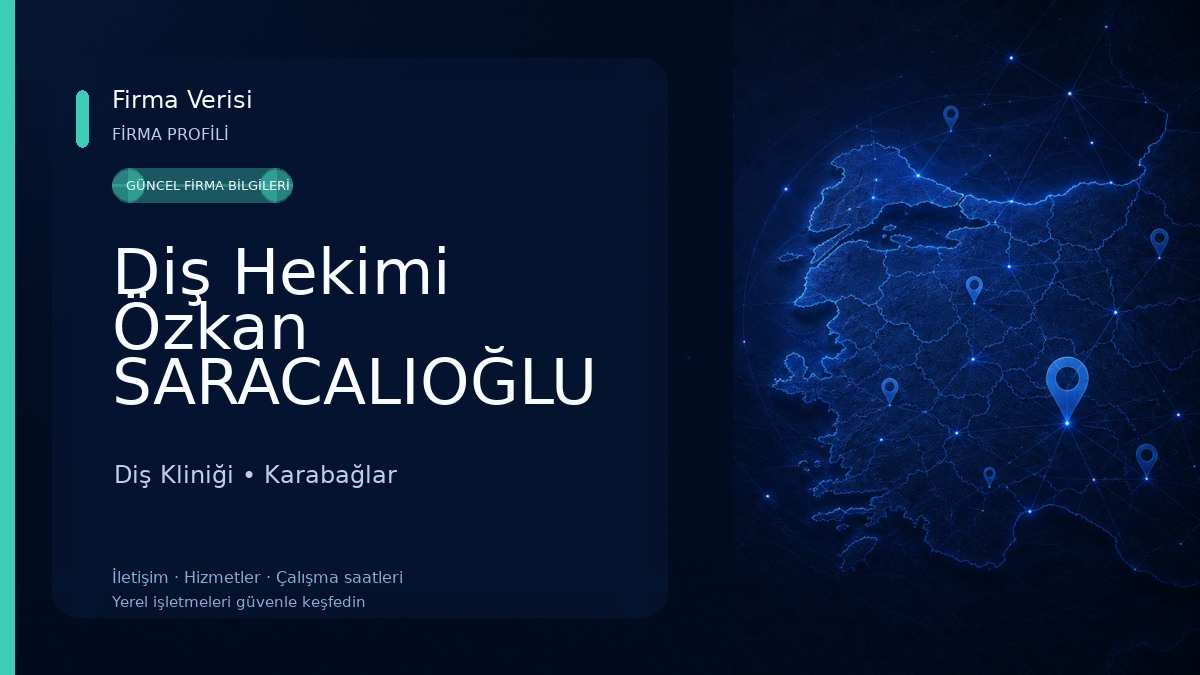 Diş Hekimi Özkan SARACALIOĞLU Diş Kliniği