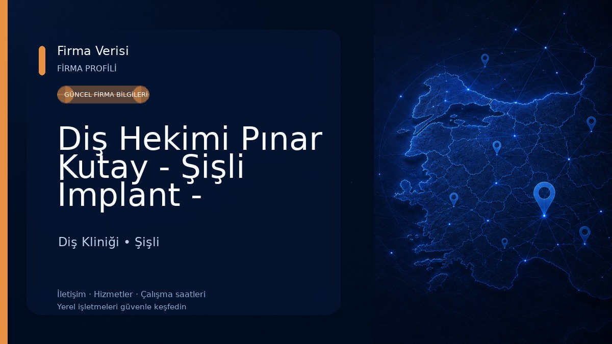 Diş Hekimi Pınar Kutay - Şişli İmplant - Zirkonyum - Gülüş Tasarımı - Veneer - Smile Design Diş Kliniği