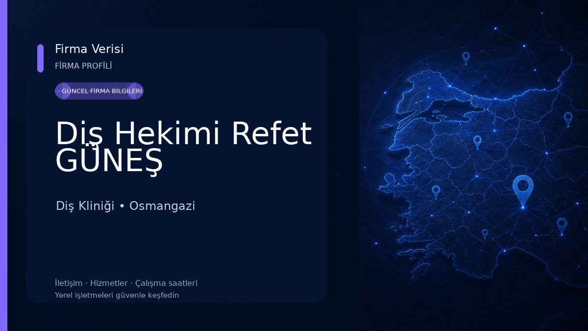 Diş Hekimi Refet GÜNEŞ Diş Kliniği