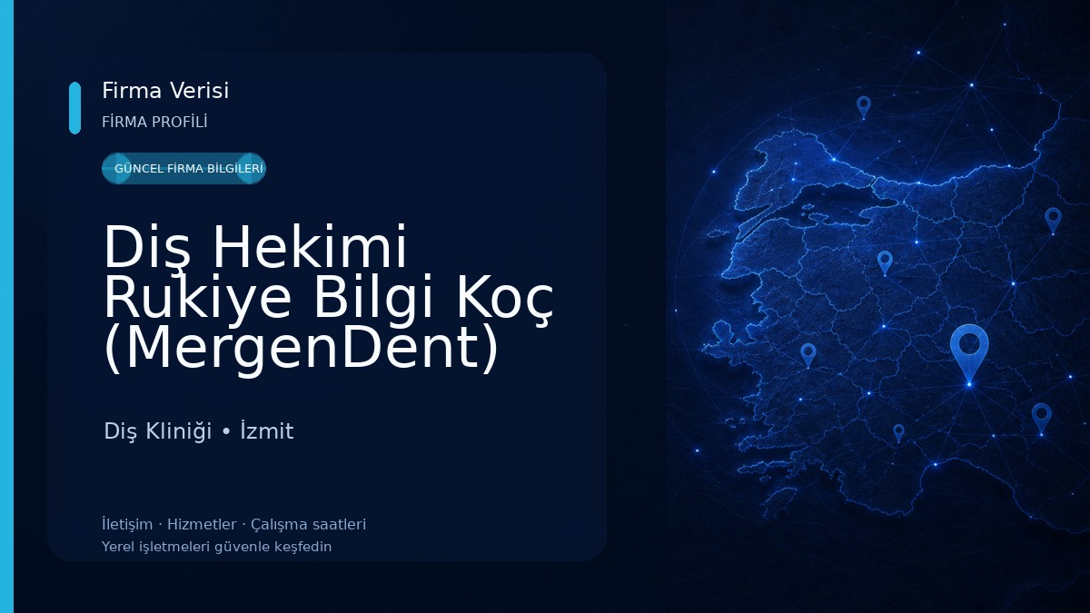 Diş Hekimi Rukiye Bilgi Koç (MergenDent) 