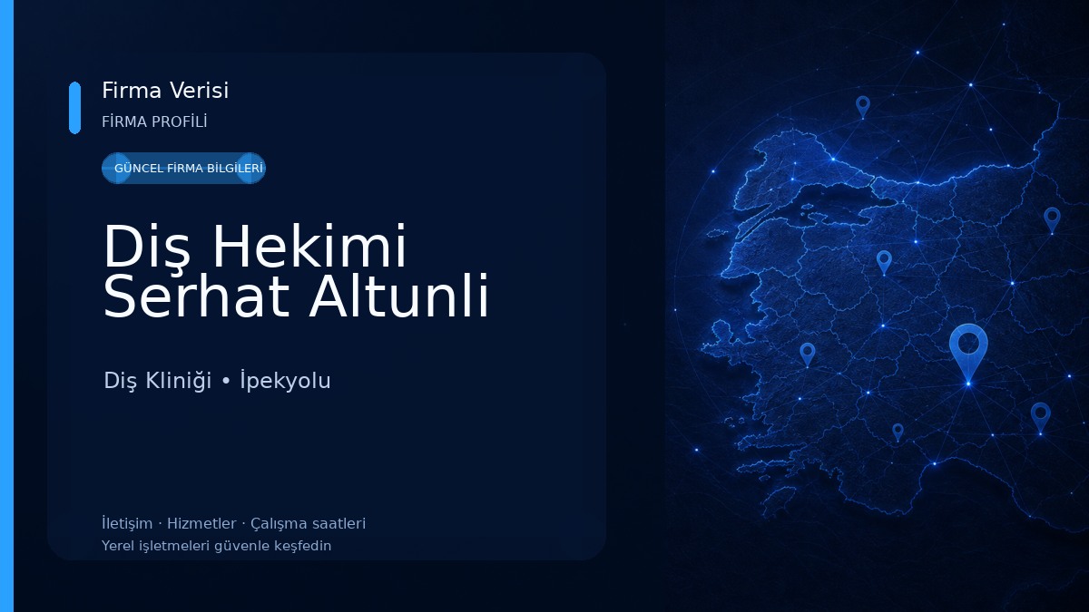 Diş Hekimi Serhat Altunli Diş Kliniği