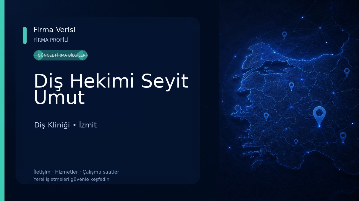 Diş Hekimi Seyit Umut Diş Kliniği