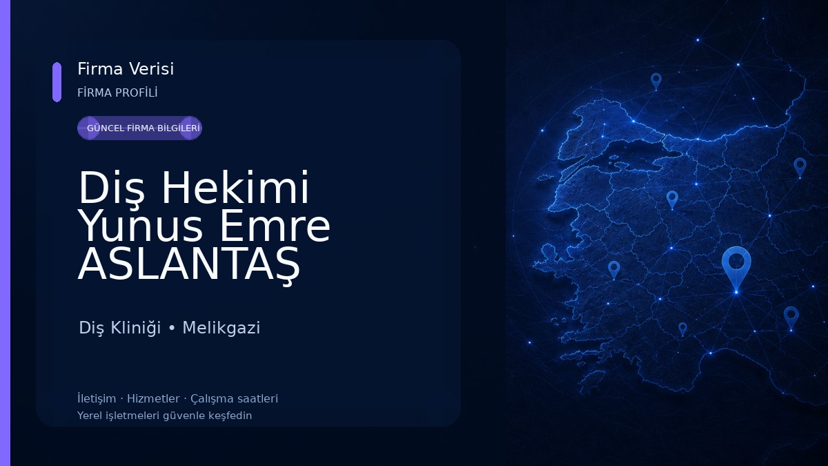 Diş Hekimi Yunus Emre ASLANTAŞ Diş Kliniği