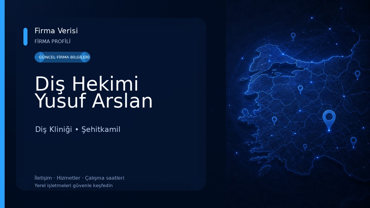 Diş Hekimi Yusuf Arslan Diş Kliniği