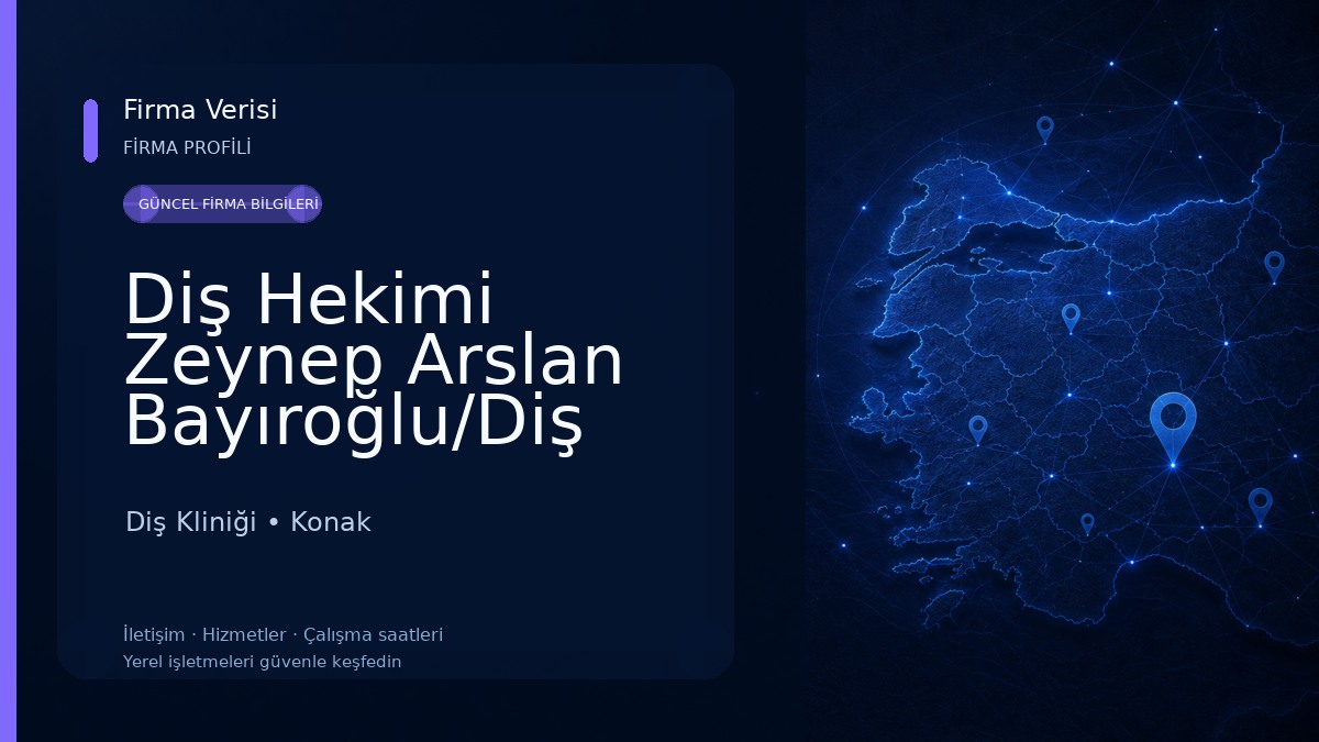 Diş Hekimi Zeynep Arslan Bayıroğlu/Diş Hekimi Hüseyin Bayıroğlu Muayenehanesi Diş Kliniği