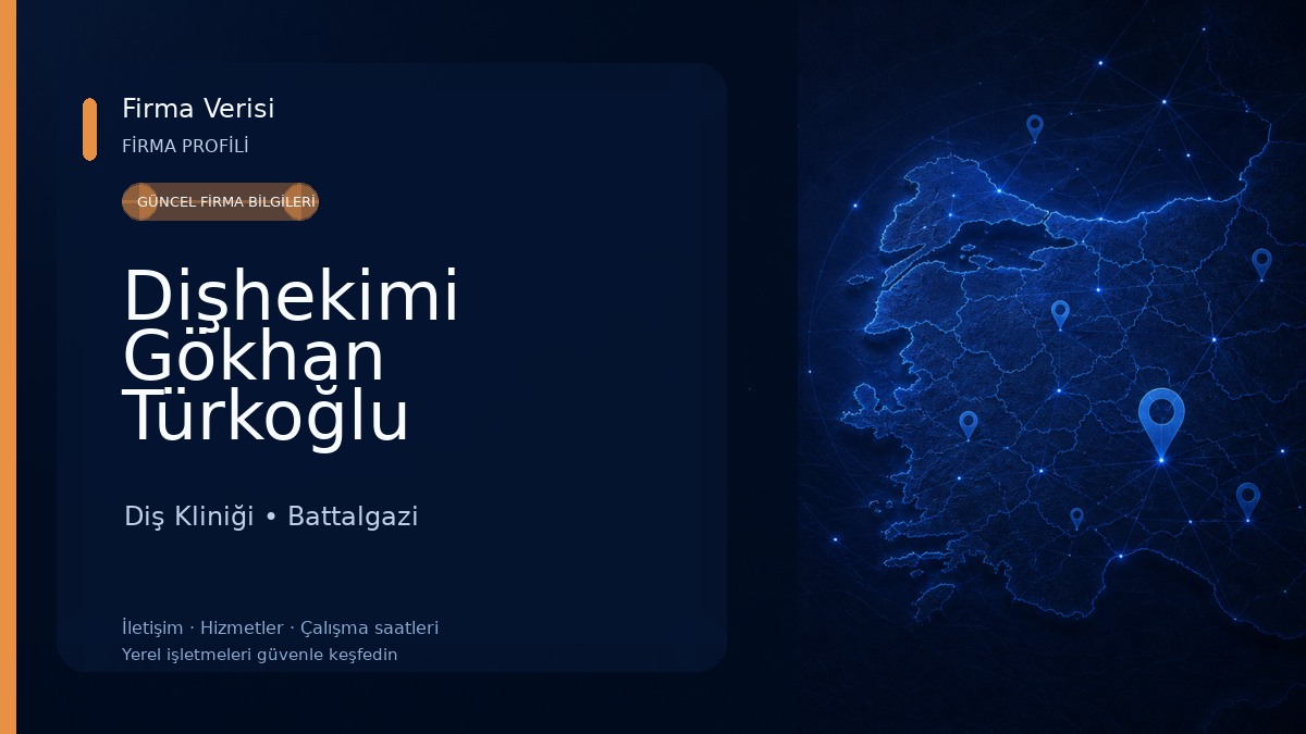 Dişhekimi Gökhan Türkoğlu Diş Kliniği