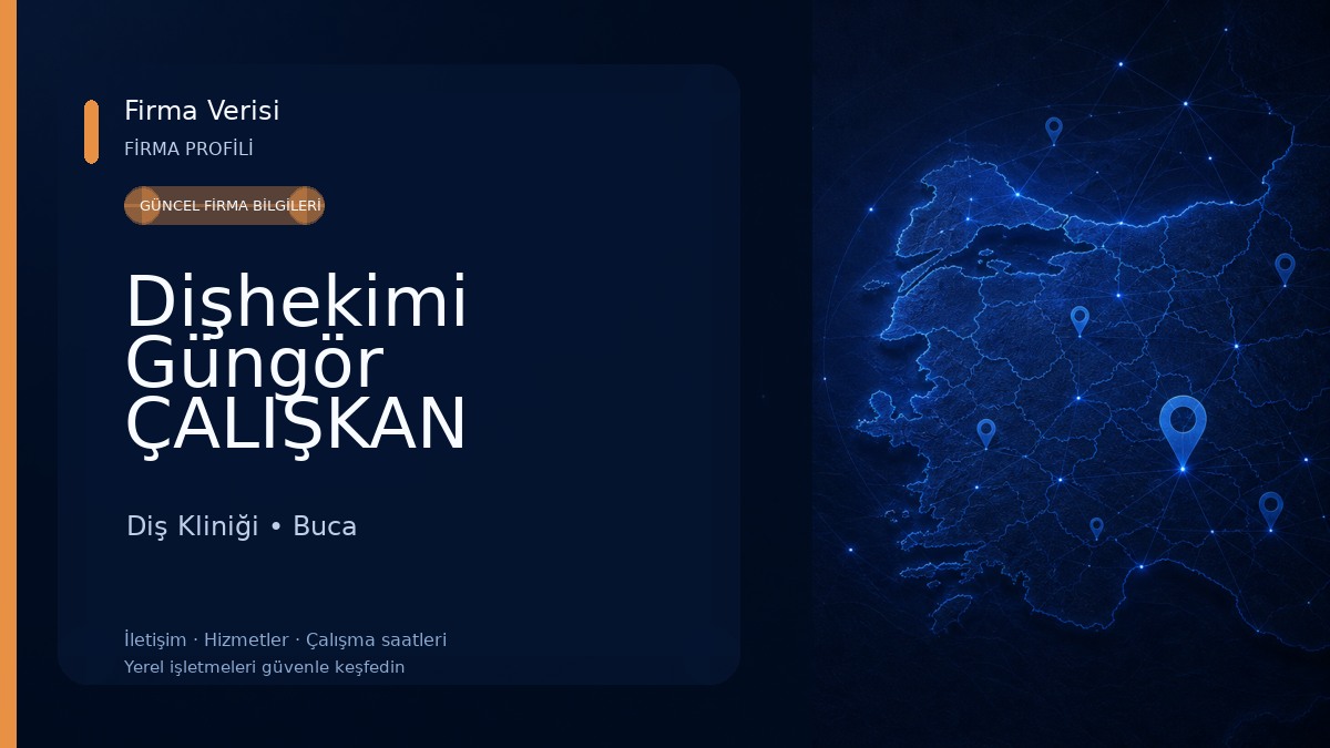 Dişhekimi Güngör ÇALIŞKAN İNNALI Diş Kliniği