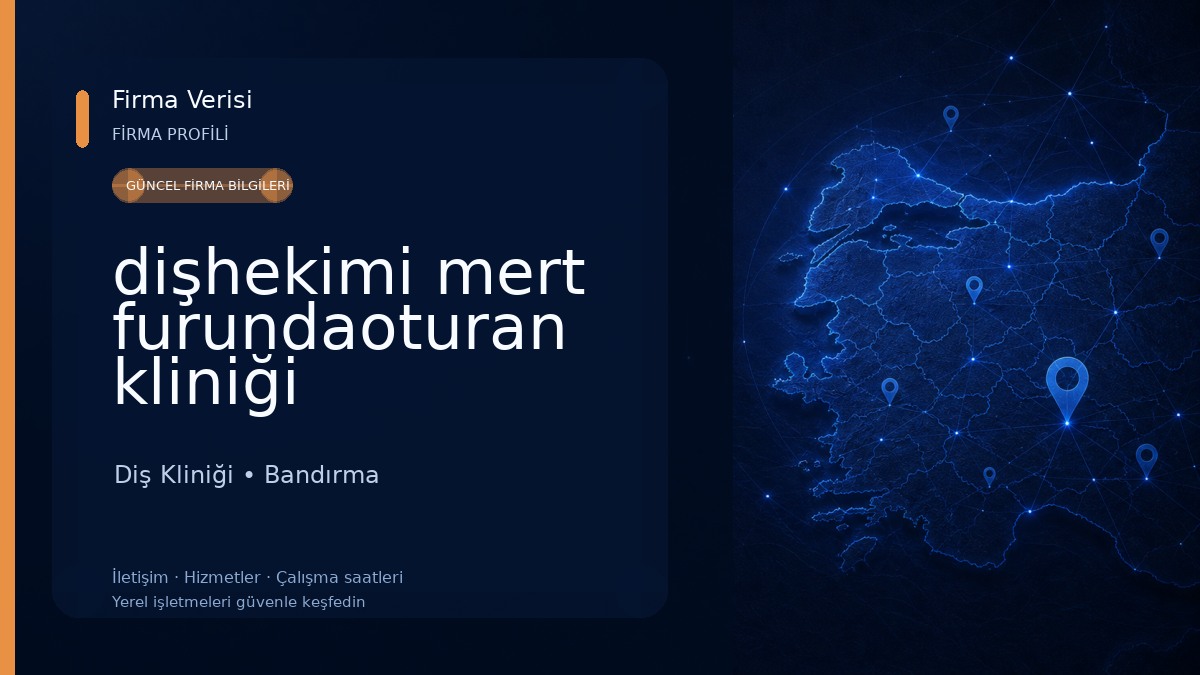 dişhekimi mert furundaoturan kliniği Diş Kliniği