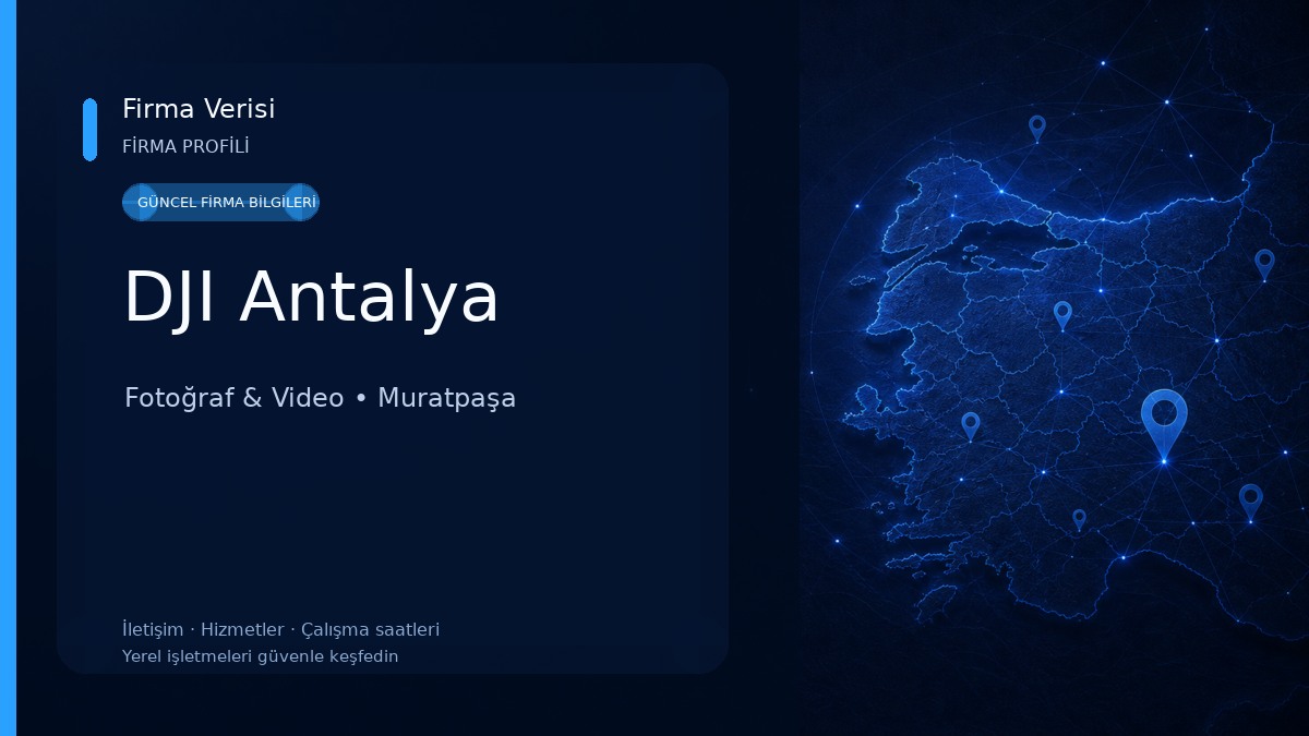 DJI Antalya Fotoğraf & Video