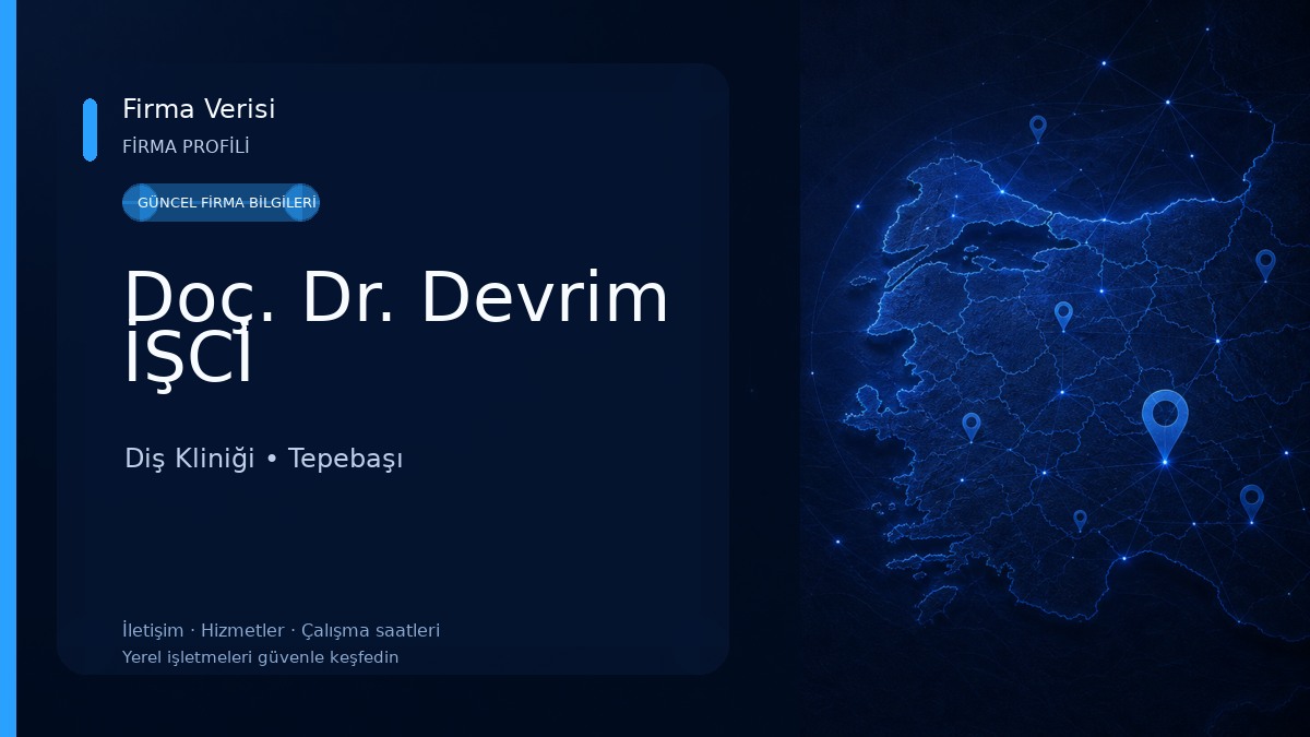 Doç. Dr. Devrim İŞCİ Diş Kliniği