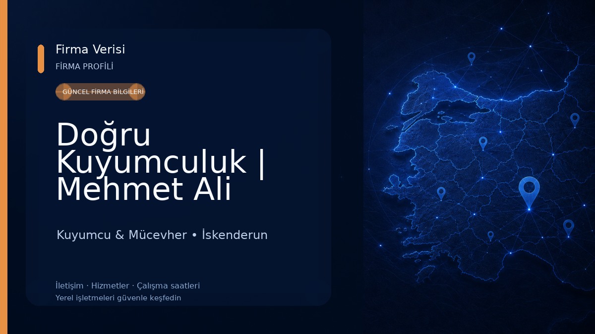 Doğru Kuyumculuk | Mehmet Ali Doğru Kuyumcu & Mücevher