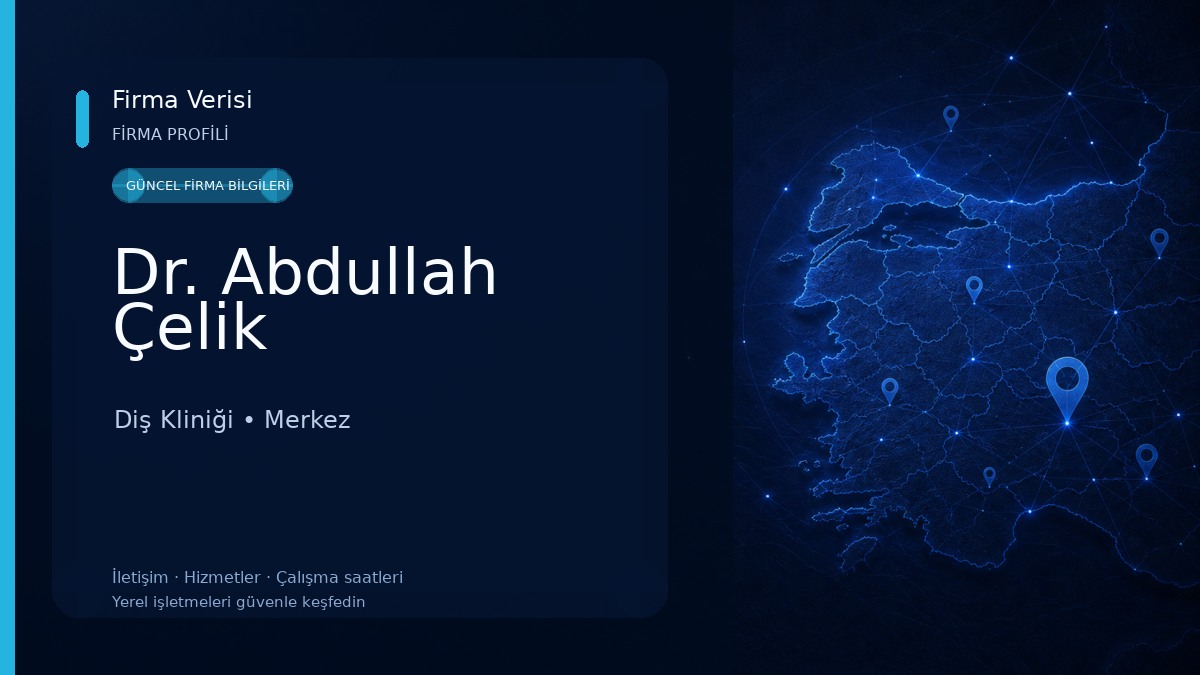 Dr. Abdullah Çelik 