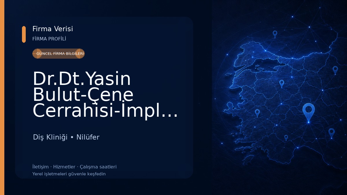 Dr.Dt.Yasin Bulut-Çene Cerrahisi-İmplant-Zigoma implant-Porselen İmplant-Eklem Tedavisi-Gömülü Diş-Çene Ameliyatları Diş Kliniği