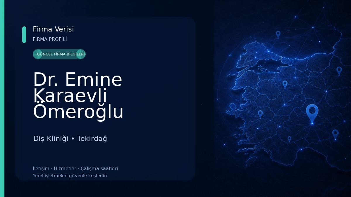 Dr. Emine Karaevli Ömeroğlu Diş Kliniği