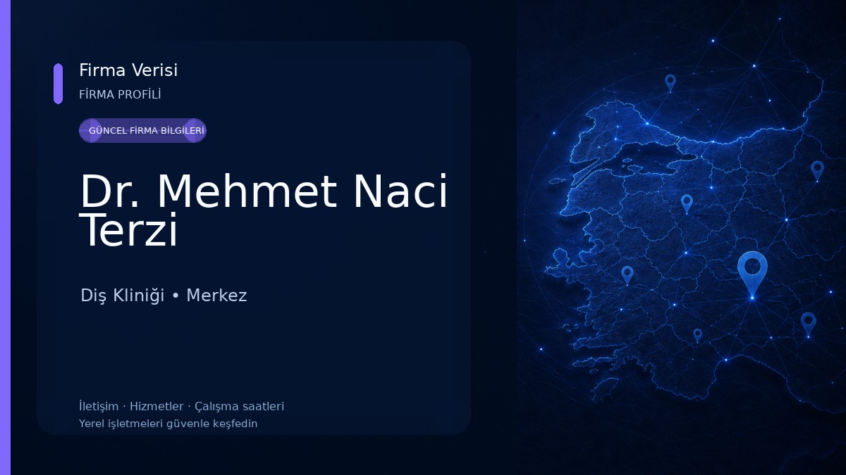 Dr. Mehmet Naci Terzi Diş Kliniği