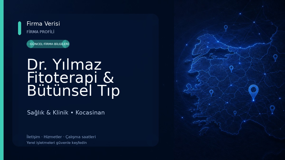 Dr. Yılmaz Fitoterapi & Bütünsel Tıp Sağlık & Klinik
