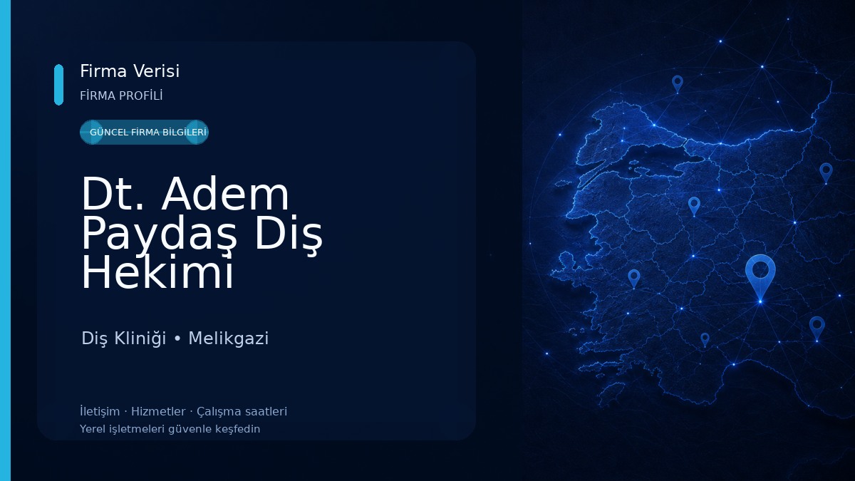 Dt. Adem Paydaş Diş Hekimi Diş Kliniği