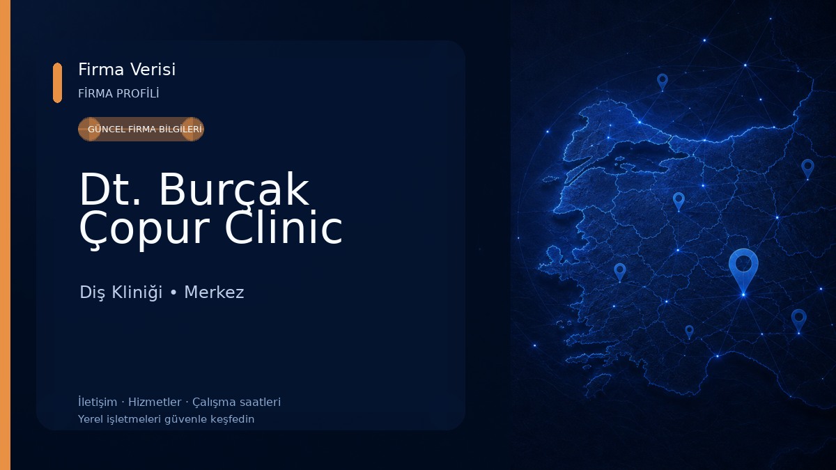 Dt. Burçak Çopur Clinic Diş Kliniği