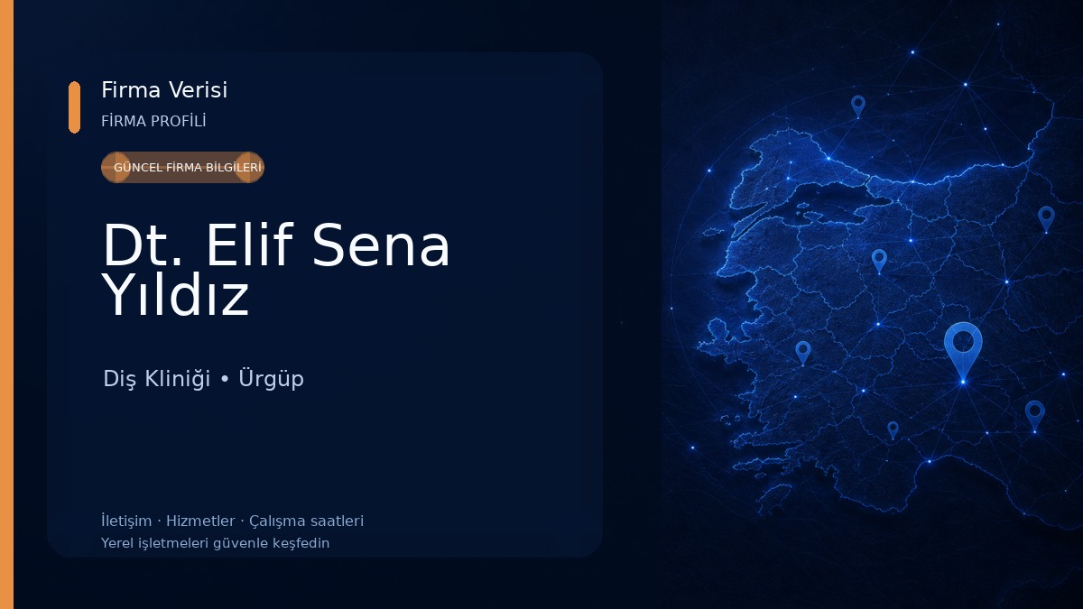 Dt. Elif Sena Yıldız Diş Kliniği