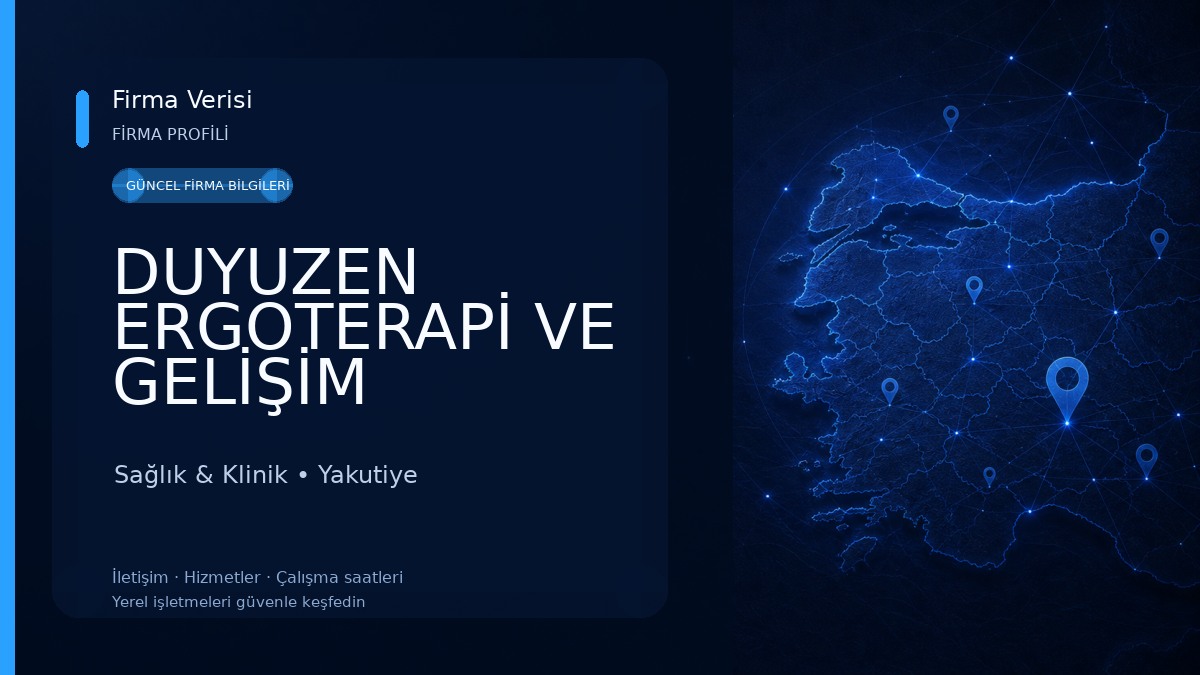 DUYUZEN ERGOTERAPİ VE GELİŞİM MERKEZİ (Ergoterapist İrem YAVUZ) 